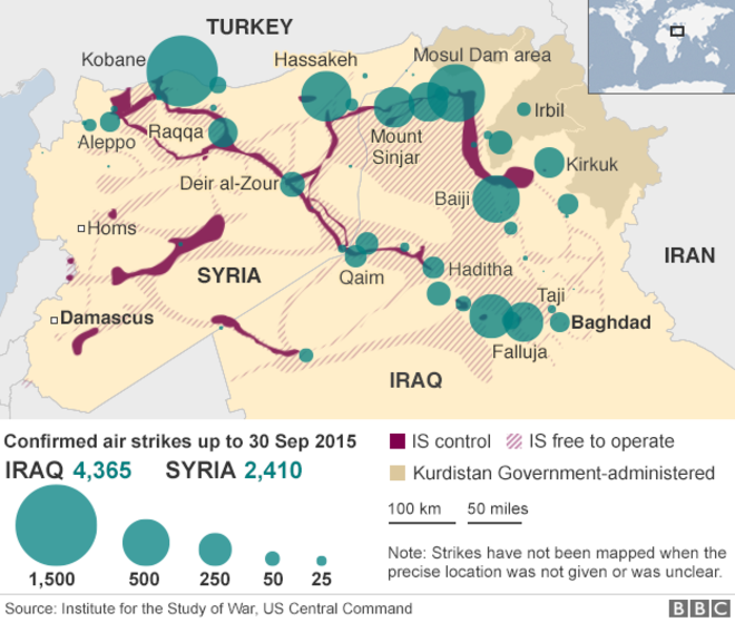 iraq syria air strikes